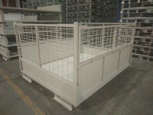 مسحوق المغلفة CE RAL 1000KG أقفاص تخزين الصلب