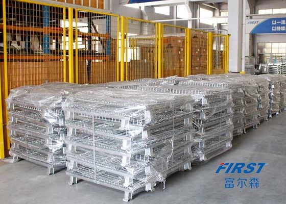 النقل 5/1 Stackability RAL المجلفن صندوق شبكة سلكية البليت