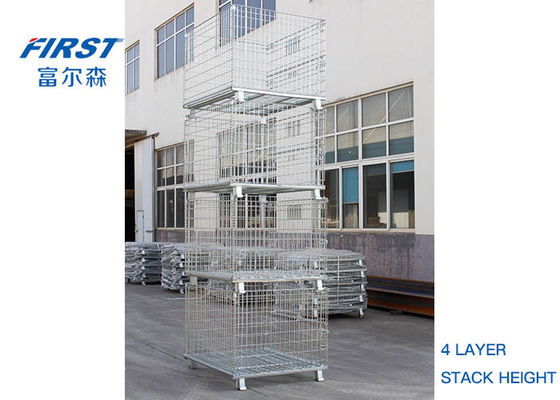النقل 5/1 Stackability RAL المجلفن صندوق شبكة سلكية البليت