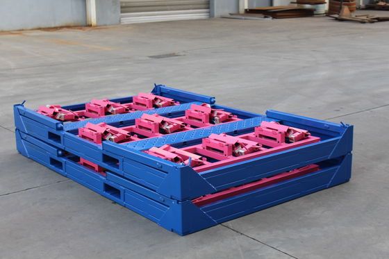 ISO Warehouse Heavy Duty 2400 Lb منصات فولاذية قابلة للتكديس