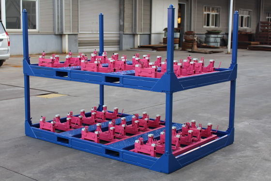 ISO Warehouse Heavy Duty 2400 Lb منصات فولاذية قابلة للتكديس